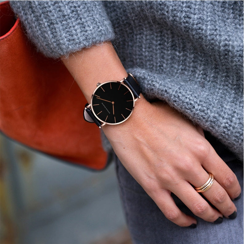 Reloj de pulsera creativo para estudiantes, ligero y fino, venta al por mayor
