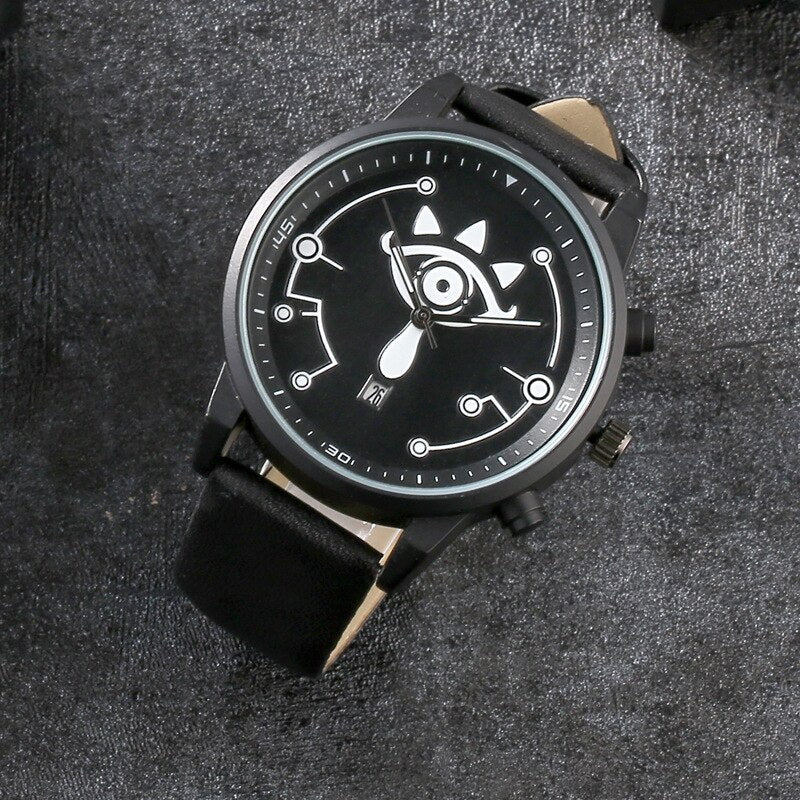 Luminous three-dimensional quartz watch