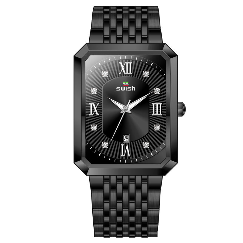 Rectangular men's Quartz Watch