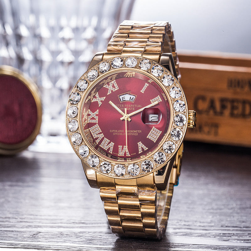 Gypsophila Diamond Steel Belt Watch