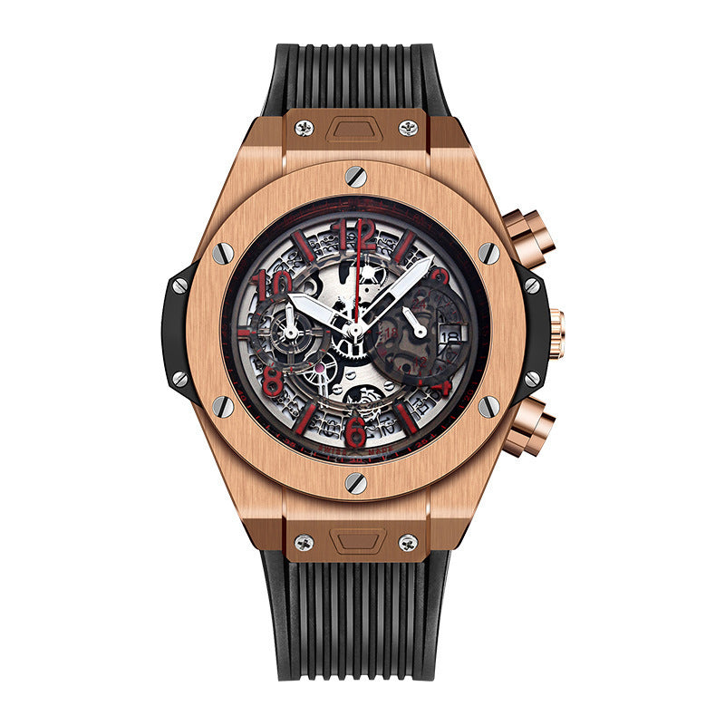Men's Watch Sports Silicone Fashion Calendar Quartz Watch