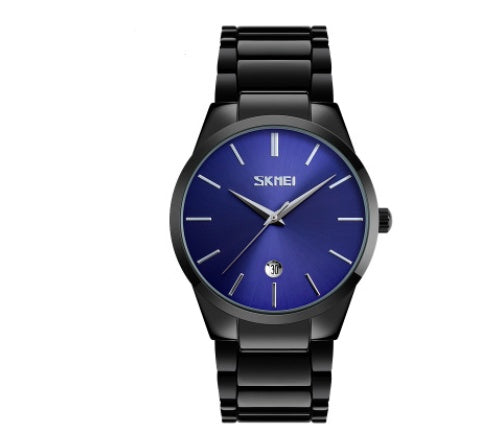 Steel strap quartz watch
