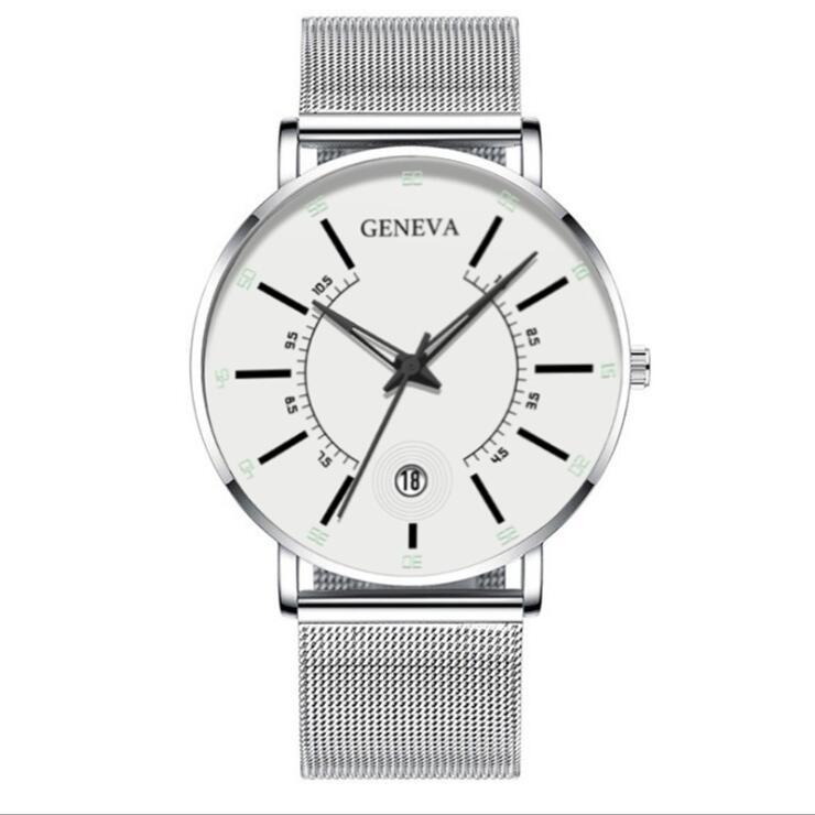 Fashion men's business watch quartz watch classic creative calendar watch