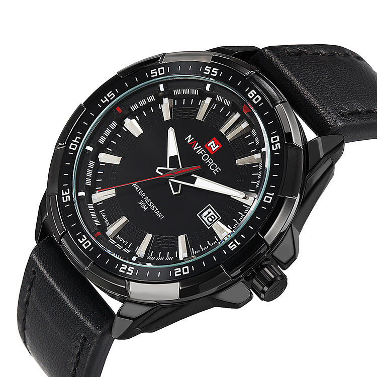 卸売業NAVIFORCE 9056高級スポーツレジャービジネスメンズLxy防水腕時計