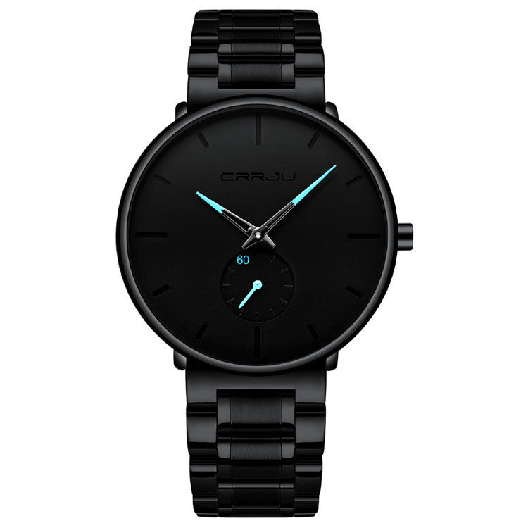 Nuevo reloj para hombre con correa de acero multicolor