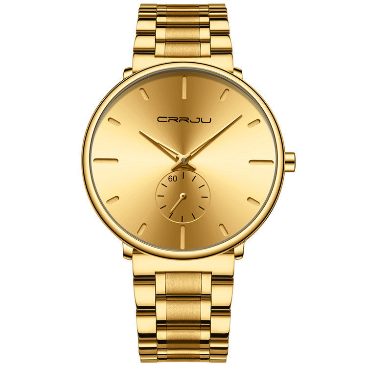 Nuevo reloj para hombre con correa de acero multicolor