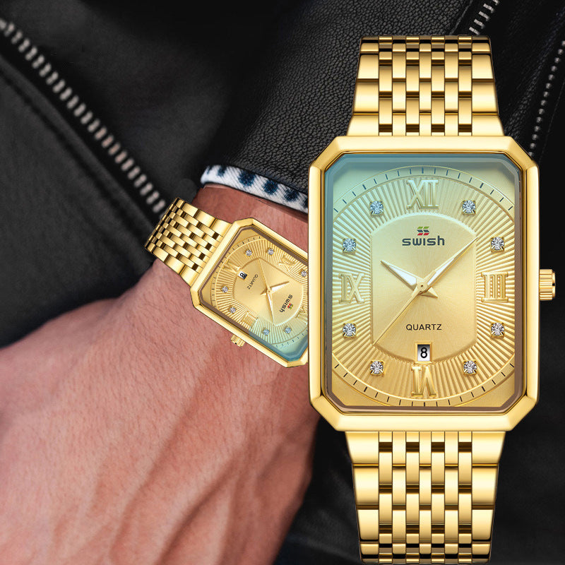 Rectangular men's Quartz Watch