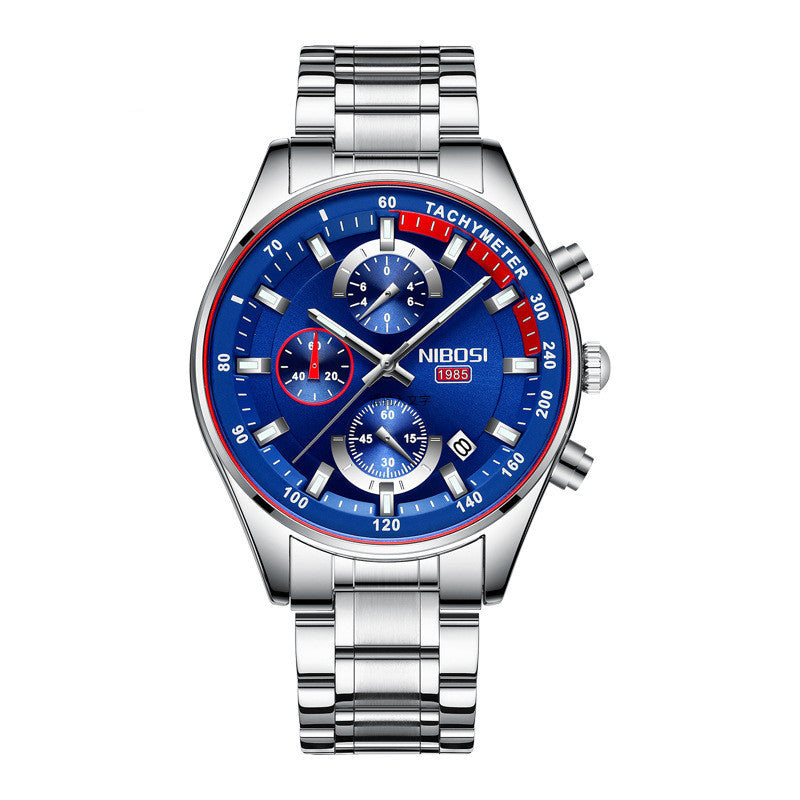 Luminous multi-function small three-hand men's watch