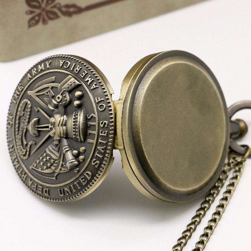 Reloj de bolsillo vintage con collar y patrón de cheongsam grande Reloj de bolsillo antiguo grande para hombres y mujeres