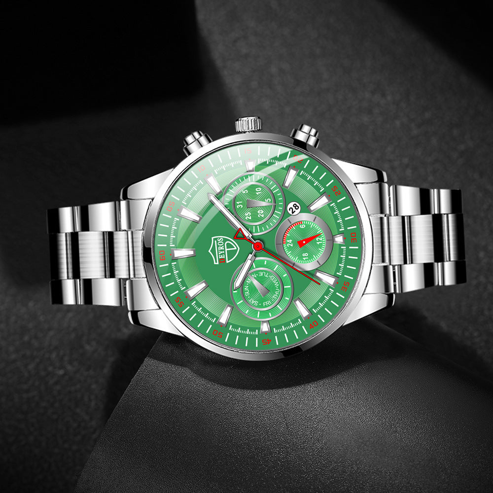 Reloj de moda para hombre, reloj de calendario luminoso, reloj deportivo de negocios