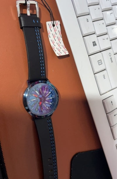 Sanda Mahjong Skeleton Quartz Watch