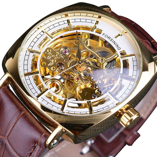 Men's fashion hollow waterproof automatic mechanical watch
