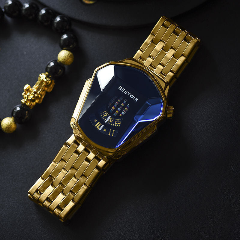Automatic men's black technology watch
