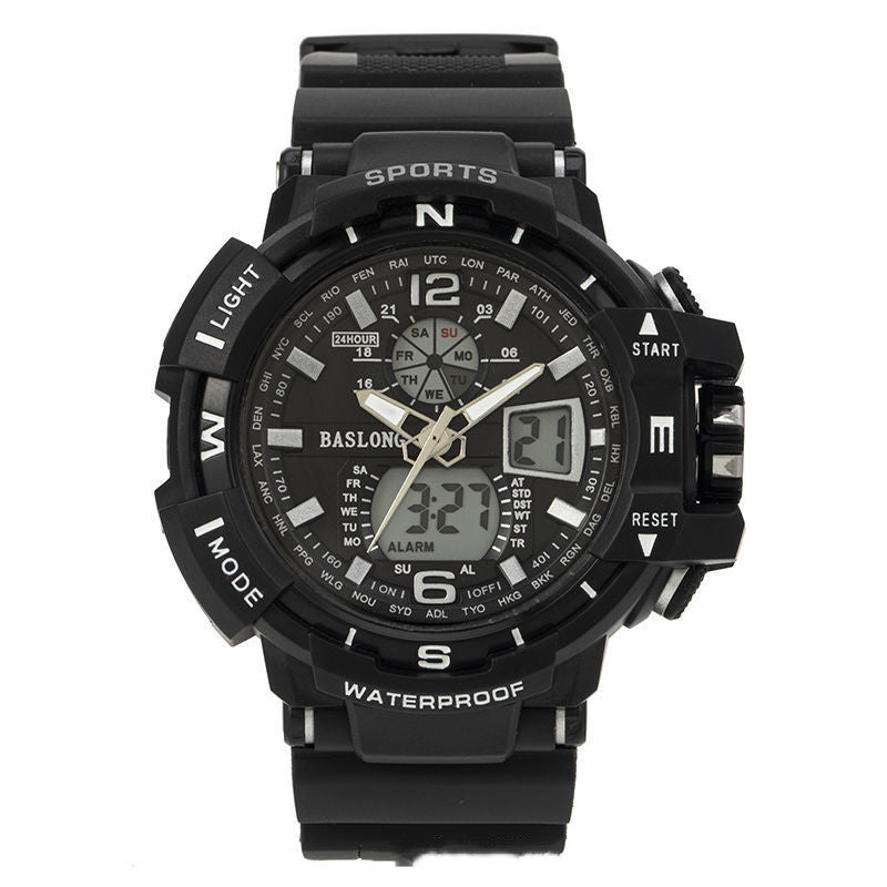 Reloj deportivo multifunción resistente al agua y a la moda.