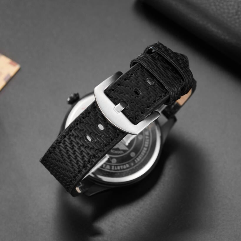 Nuevo reloj de hombre Business Belt de alta gama Atmosphere