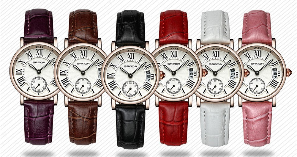 Reloj mujer impermeable delicado cinturón mujer