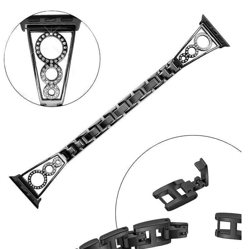 New Watch Strap Stainless Steel Metal