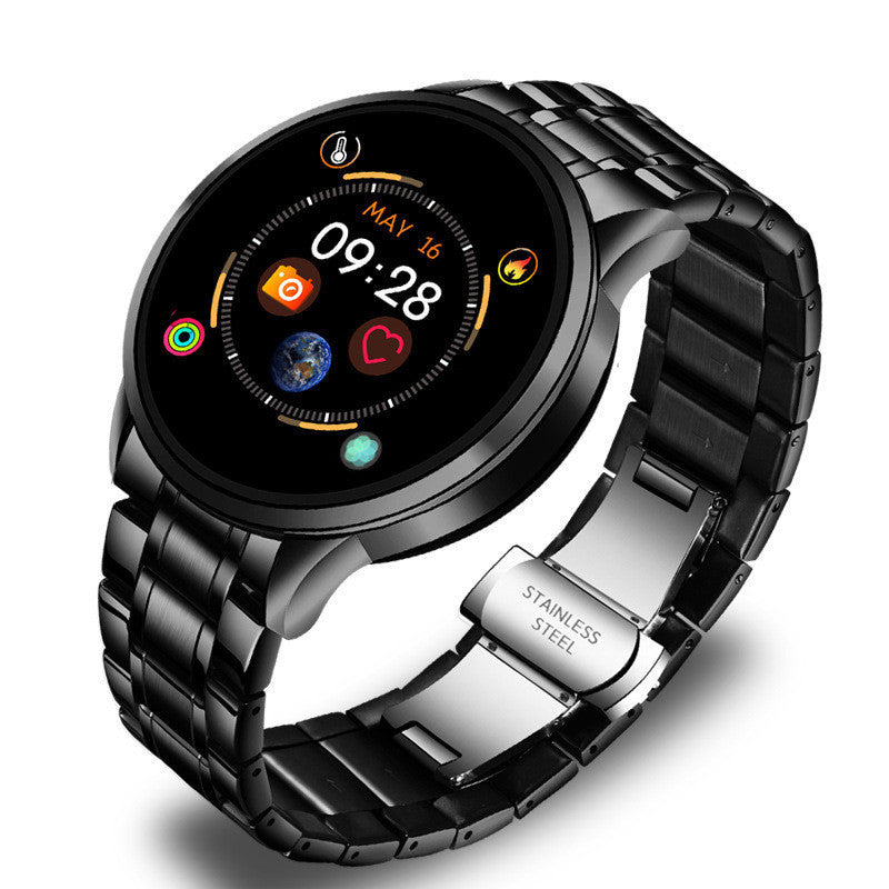 Reloj multifunción inteligente de acero inoxidable para ocio