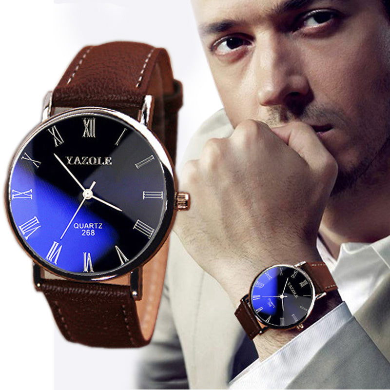 Reloj de moda resistente al agua, sencillo, informal, con cinturón, para hombre y mujer, relojes para parejas