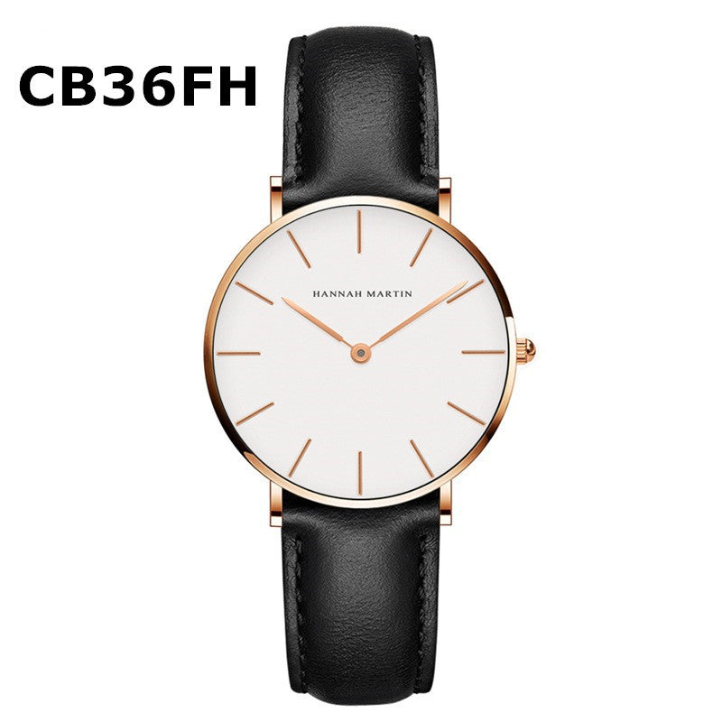 Relojes de mujer con movimiento japonés, correa de malla de acero, reloj resistente al agua