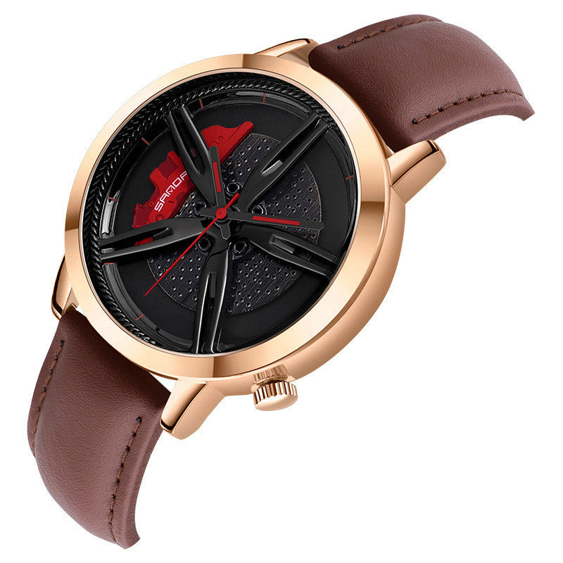 Waterproof quartz watch