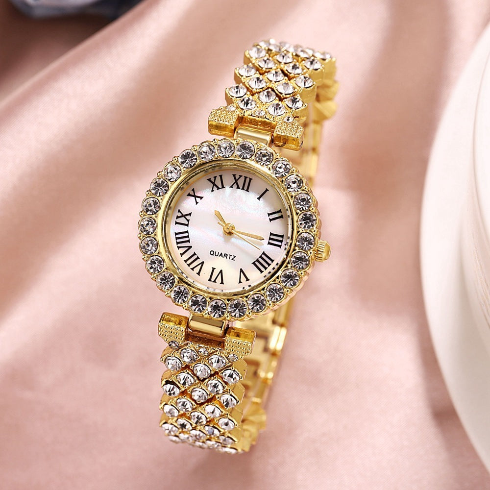 Reloj de cuarzo resistente al agua para mujer
