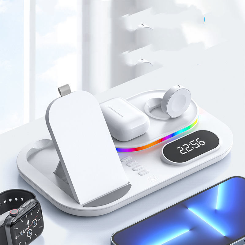 磁気携帯電話ワイヤレス充電トレジャー13ワイヤレス4イン1ウォッチ充電パワーバンク