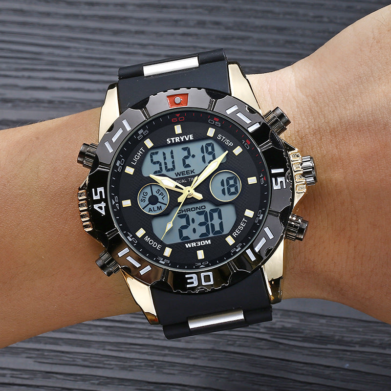 Men's Multifunctional Sports Waterproof Electronic Watch