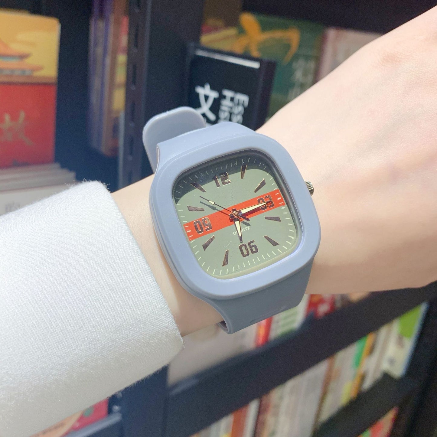 Simple Fashion Preppy Style Jelly Watch