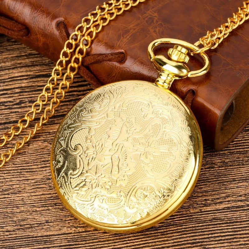 Reloj de bolsillo moderno y de tendencia para hombres y mujeres