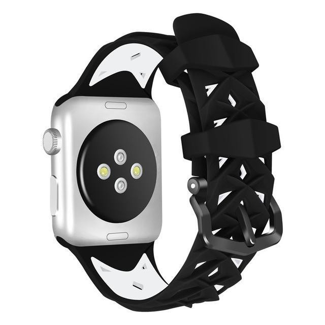 Correa de reloj de silicona con diamantes inteligentes