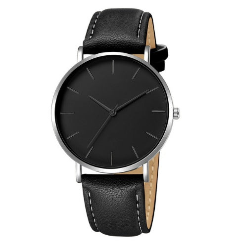 Reloj con cinturón para hombre y mujer con doce clavos y personalidad a la moda