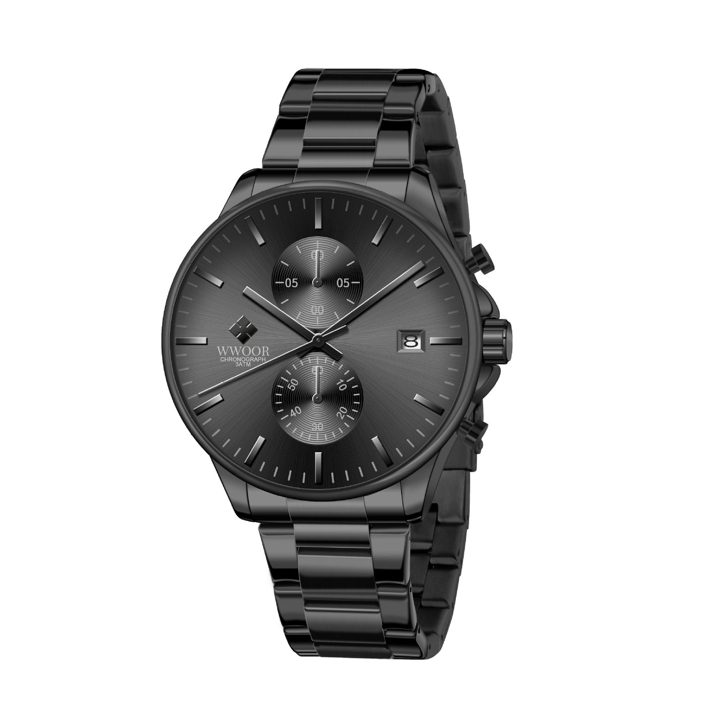 Steel Belt Senior Men's Watch Simple Quartz Waterproof Men's Watch