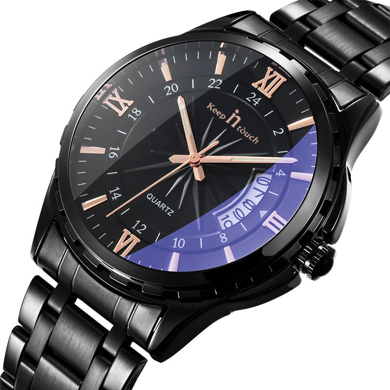 Reloj de cuarzo resistente al agua de alta gama.