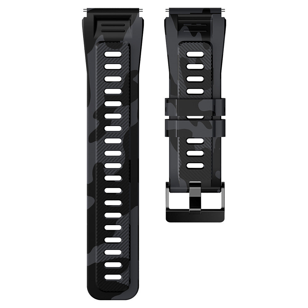 Silicone Flat Direct Mouth Smart Watch Strap