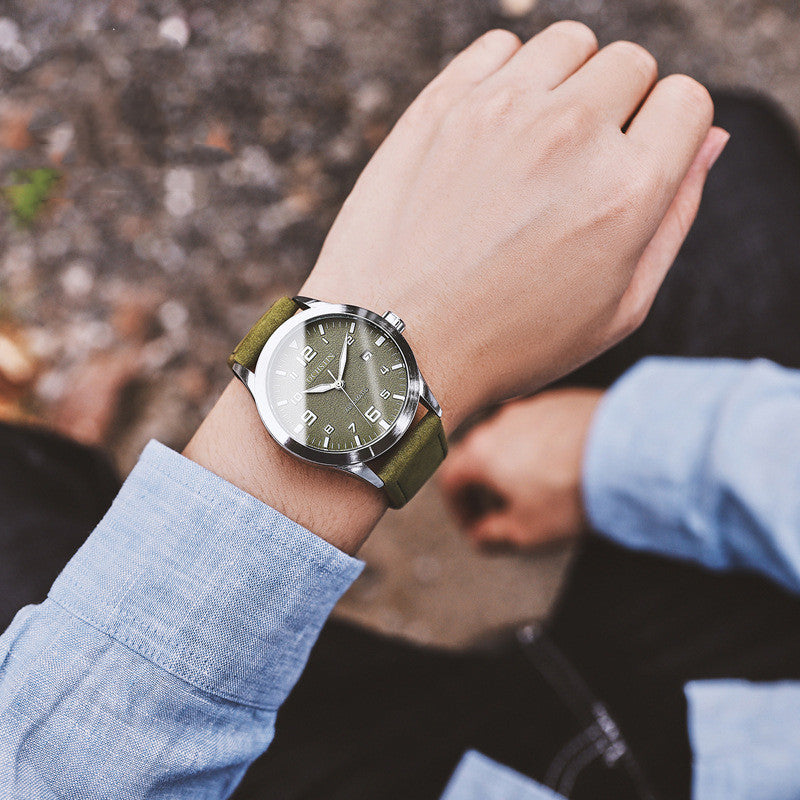 Reloj mecánico para hombre con calendario de moda