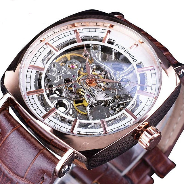 Men's fashion hollow waterproof automatic mechanical watch