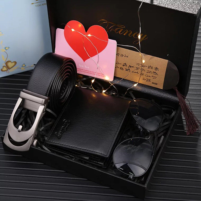 Belt Large Dial Quartz Watch Wallet