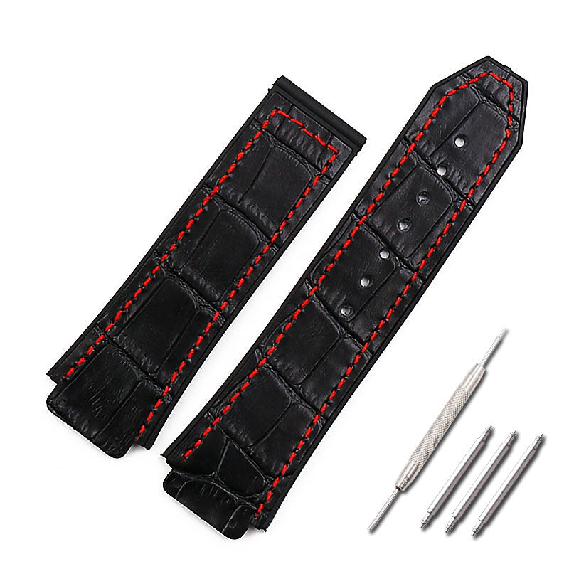 Men's Leather Matte Strap 25mmx19mm For Straps Accessories