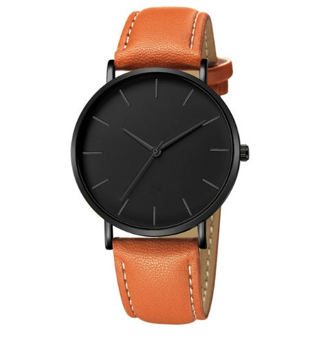 Reloj con cinturón para hombre y mujer con doce clavos y personalidad a la moda