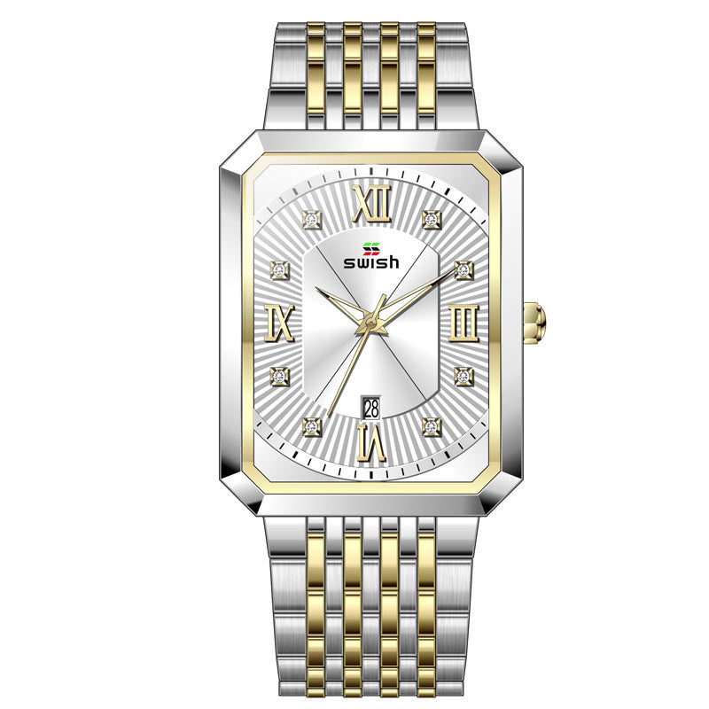 Rectangular men's Quartz Watch