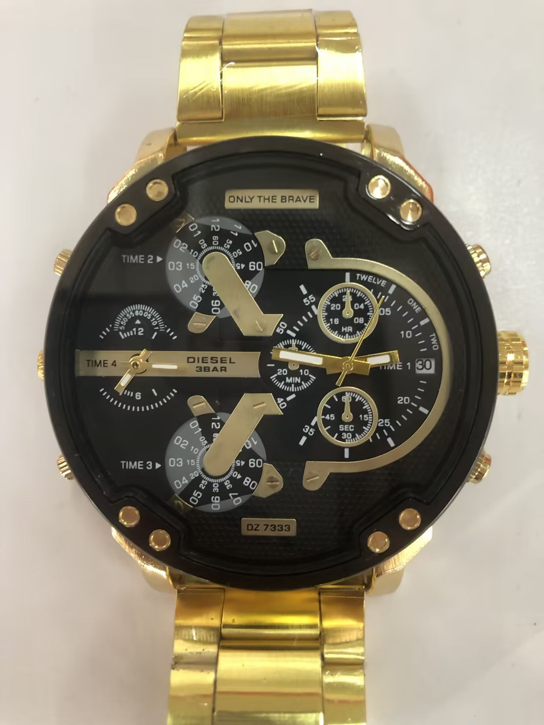 Reloj de cuarzo con correa de acero inoxidable