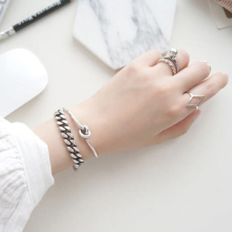 Simple Craft Single Knot Bangle Bracelet