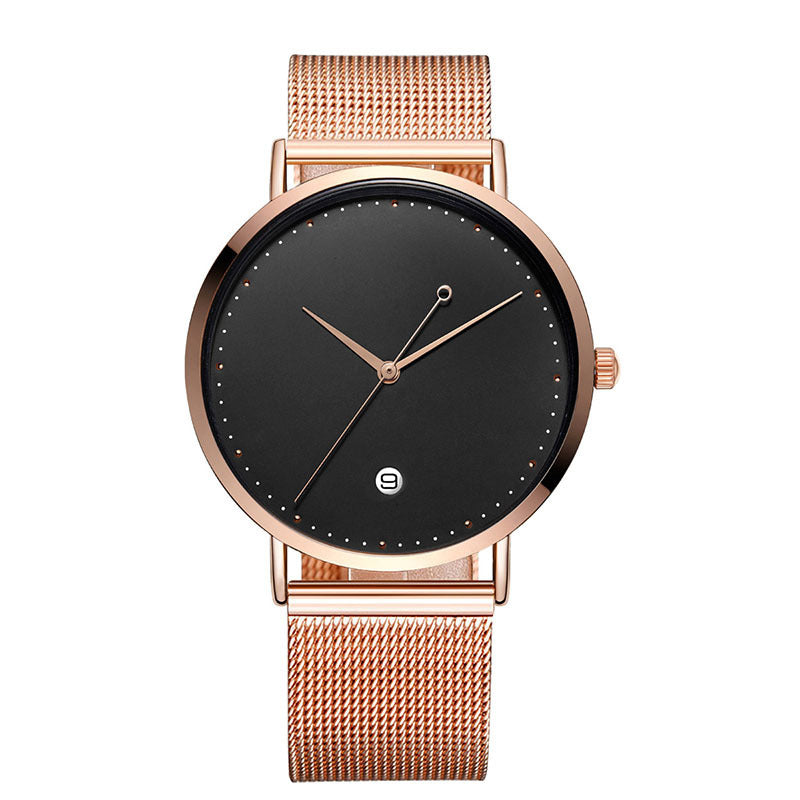 Reloj de cuarzo con esfera en blanco
