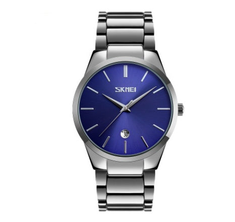 Steel strap quartz watch