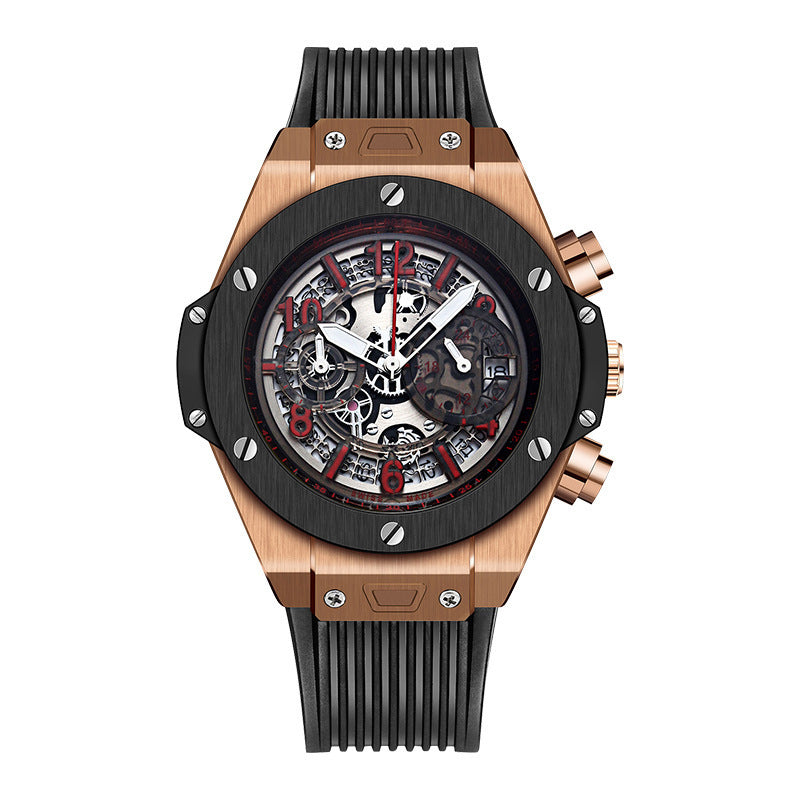 Men's Watch Sports Silicone Fashion Calendar Quartz Watch