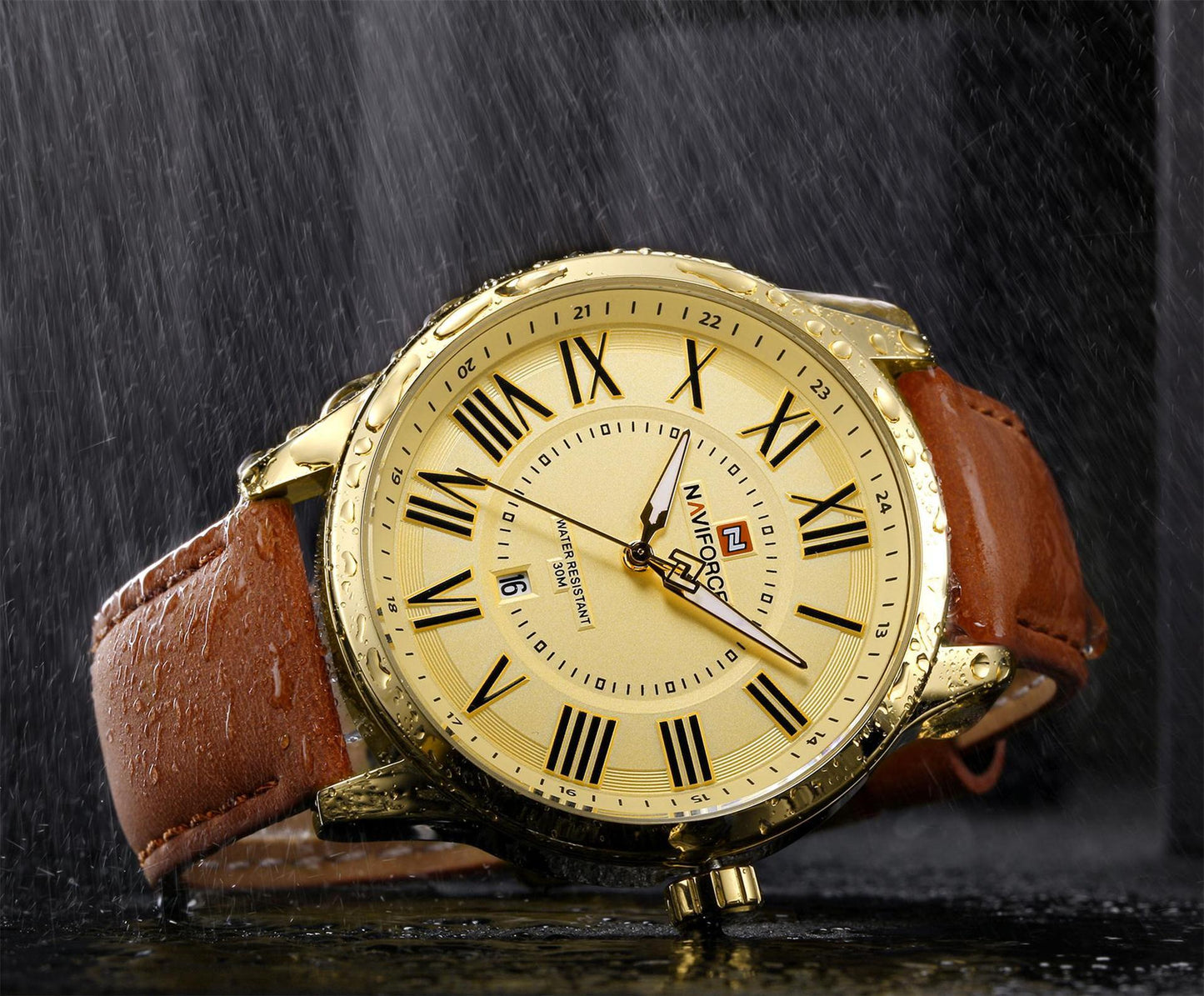 Waterproof Belt Watch Roman Calendar