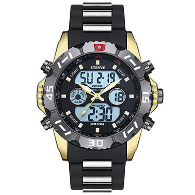 Men's Multifunctional Sports Waterproof Electronic Watch