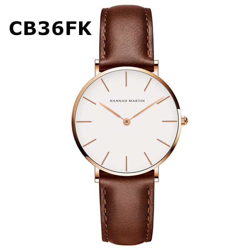Relojes de mujer con movimiento japonés, correa de malla de acero, reloj resistente al agua