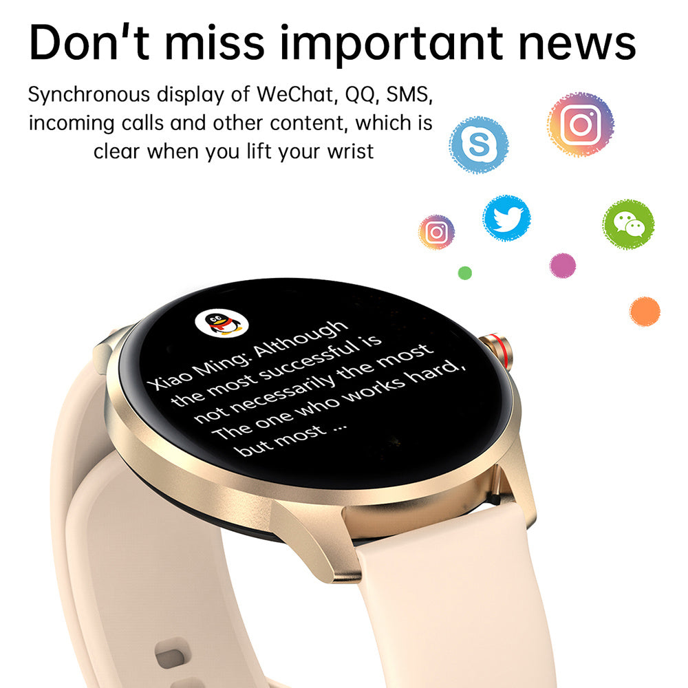 Smart Watch Aluminum Alloy Body Dynamic Heart Rate